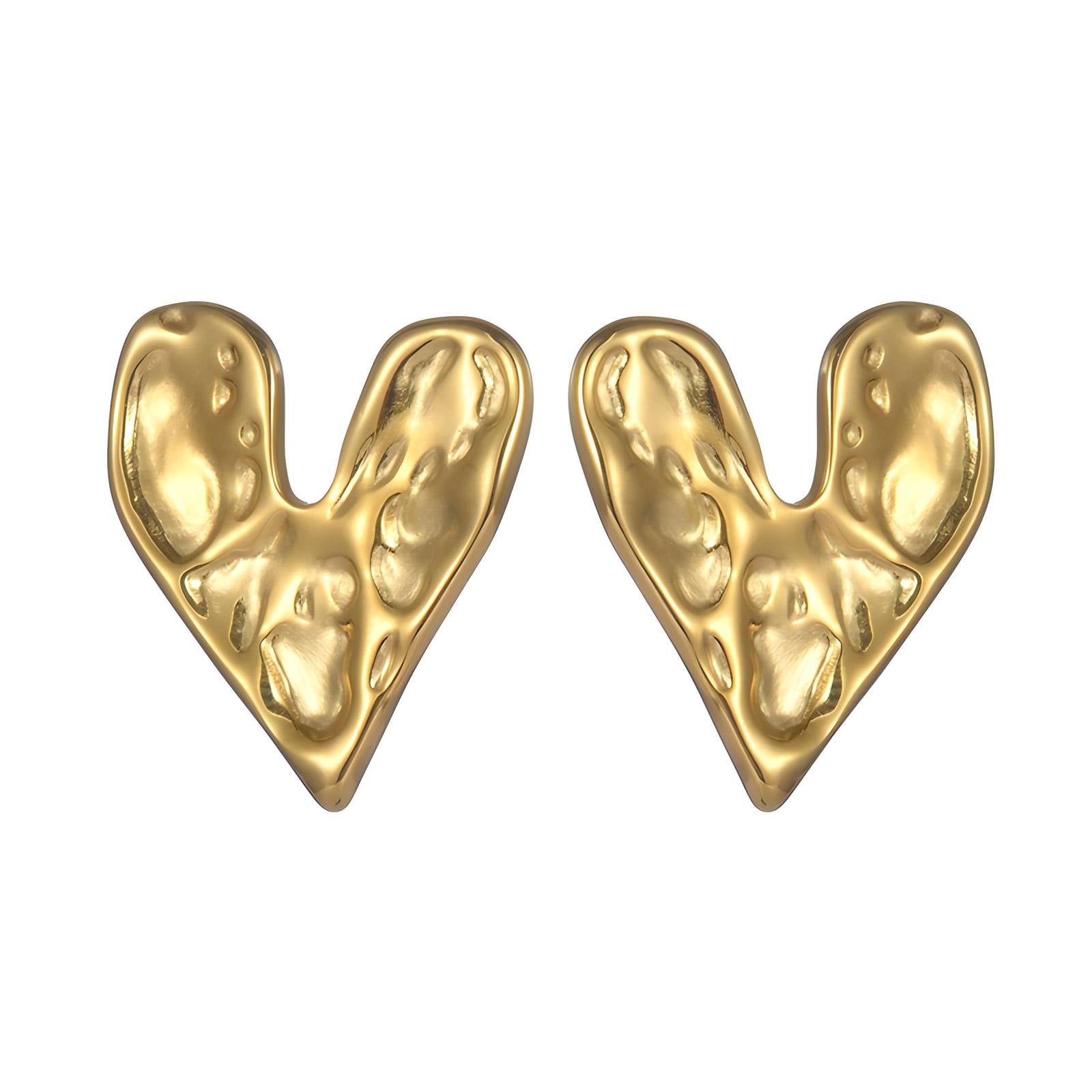 Golden Hearts Earrings